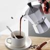3 Cups 150ML Moka Coffee Maker Aluminium Alloy Octangonal Portable Moka Stovetop for Gas Electric