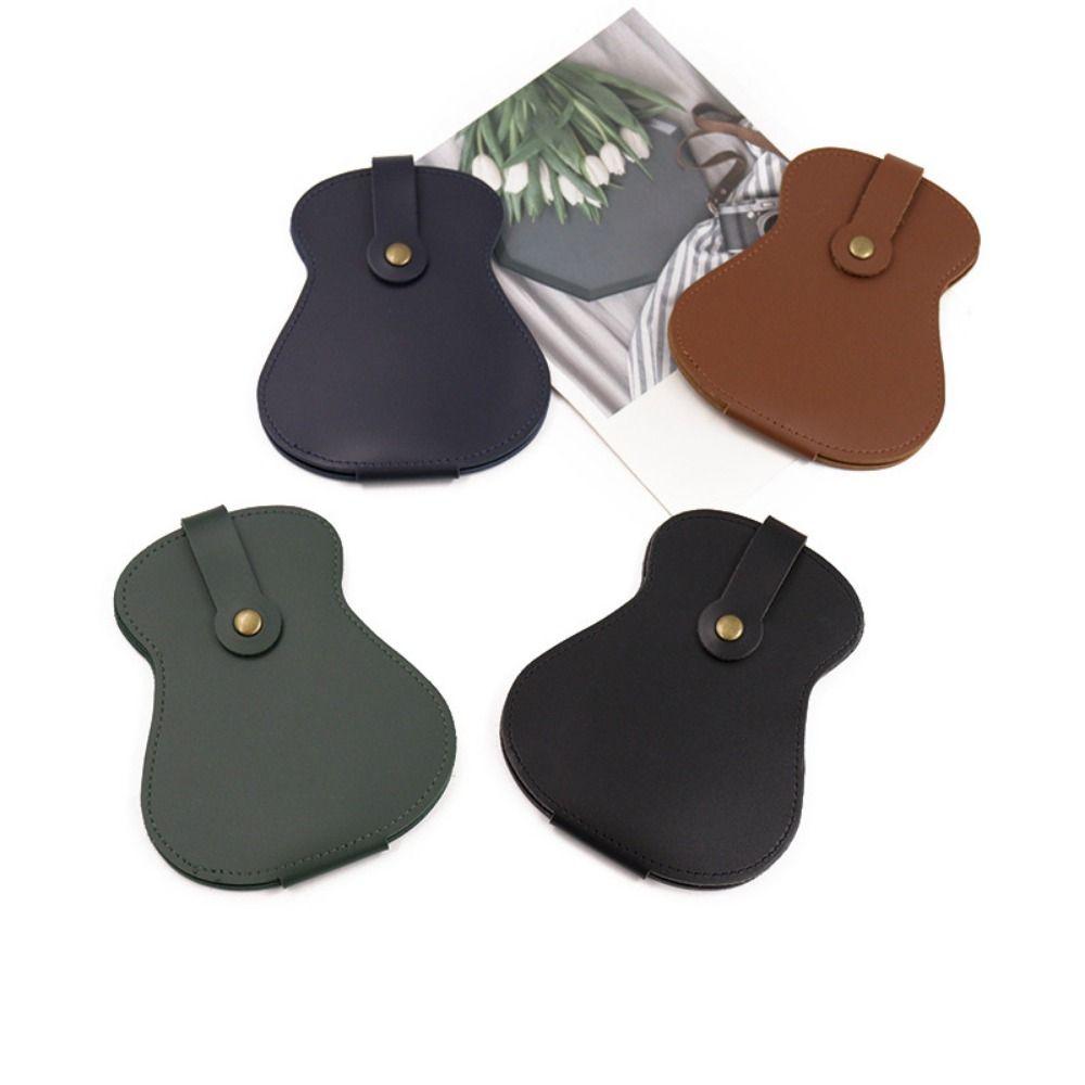 PU Leather Guitar Picks Holder Case Can Hold 18 Pieces Guitar Plectrums Bag Universal