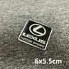 50x80mm Metal Badge Sticker For Lexus GX460 CT200 IS250 ES ES200 IS200 RX300 NX RX UX CT LC RC GS GX IS LS LX Side Trunk Decal AFH1