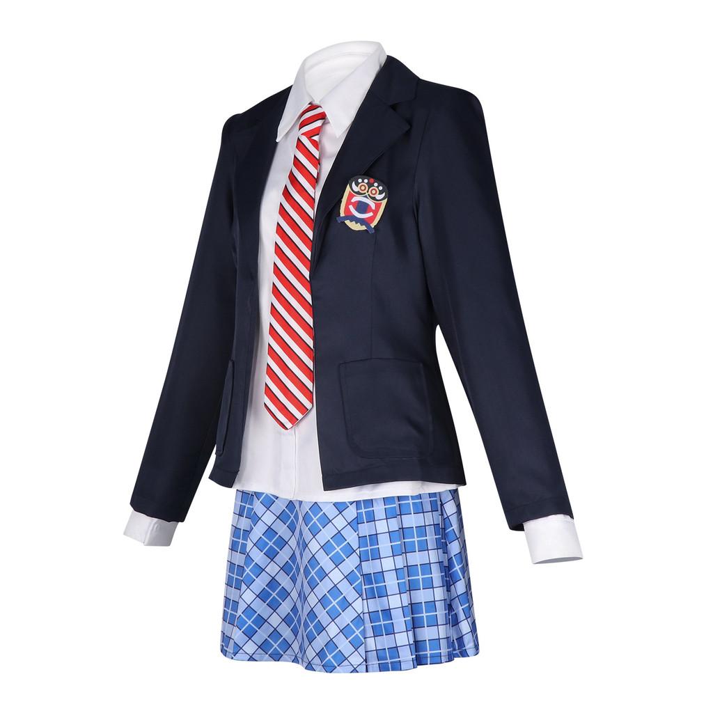 Bang Dream Cosplay Uniform With Wig For Style Cosplay Event Summer