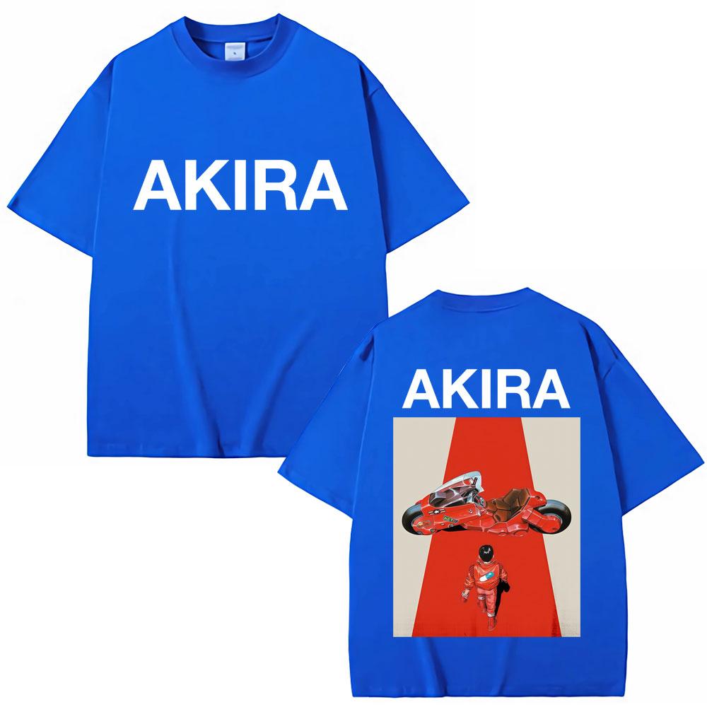 

Japan Anime Neo Tokyo Akira T-shirt Movie Science Fiction Shotaro Kaneda Unisexga T Shirts Unisex Women Loose Cotton O-Neck T-shirts 4XL