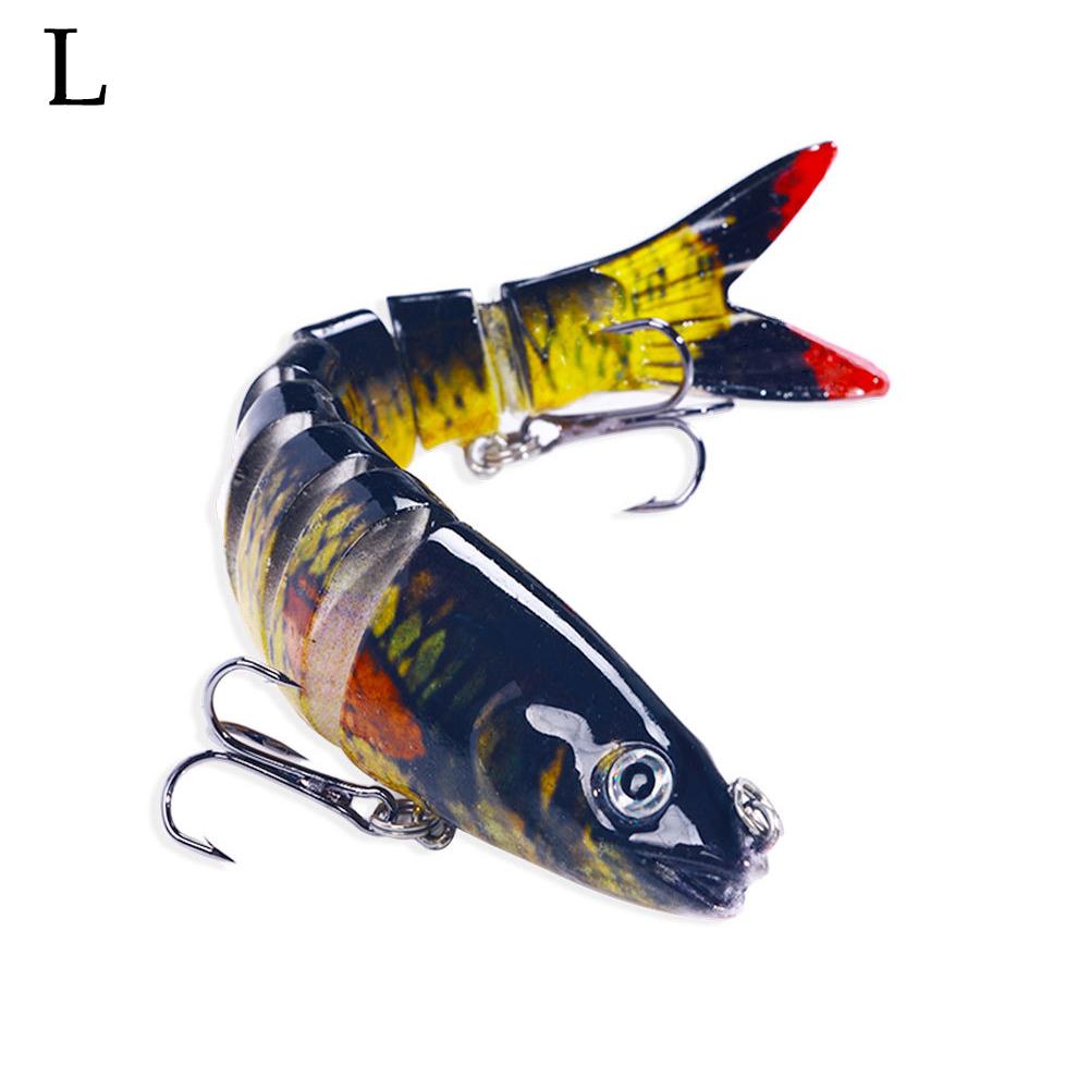 13.4cm 18.6g Wobblers Pike Fishing Lures Artificial Multi Jointed Sections Artificial Hard Bait Trolling Pike Carp Fishing Tools