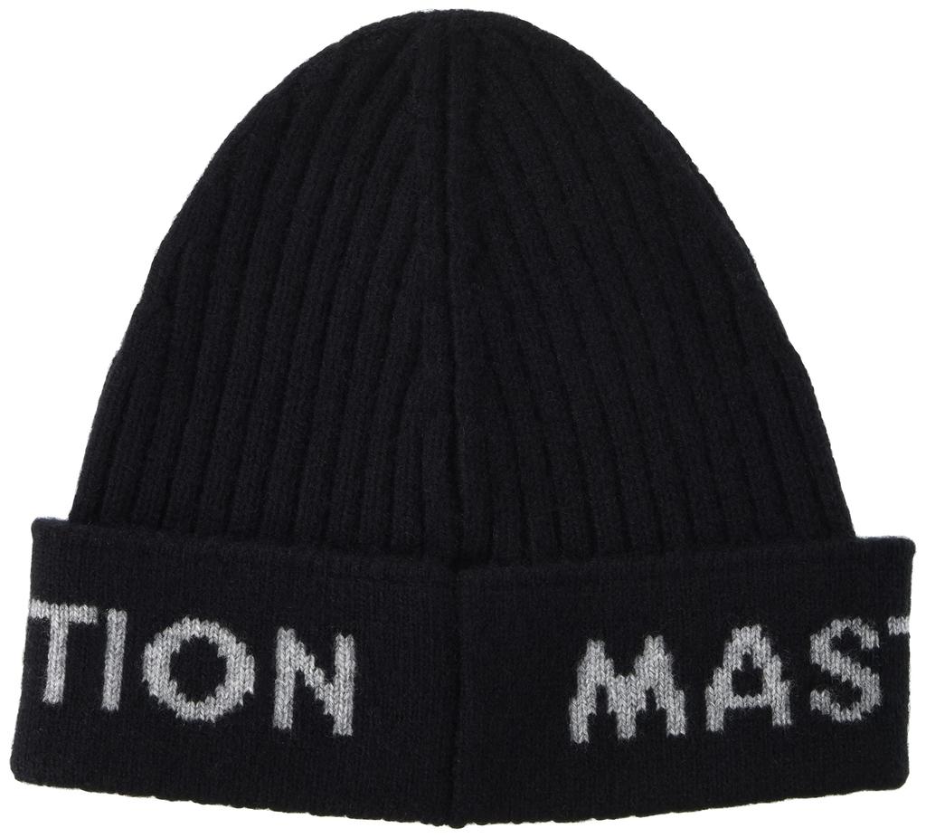 [Master Bunny] Unisex Knit Cap (Cashmere Knit)  Golf Hat  758-1287009 010Black FR