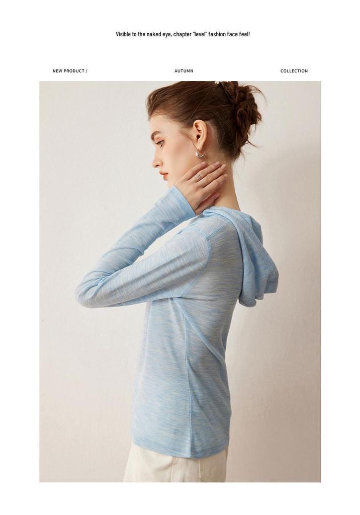 Women's High-Quality Imitation Wool Base Layer Hoodie for Autumn/Winter