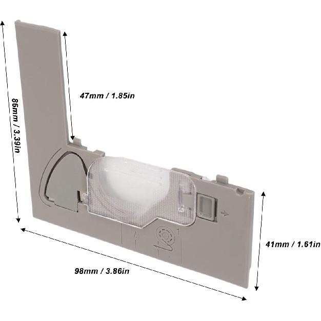 Needle Plate Assembly Cover, Sewing Machine Replacement Needle Plate Cover Plastic Material Needle Plate Assembly for Sewing Machine