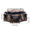 Zaino Borsa per Attrezzatura da Pesca da Esterno Impermeabile Multitasche Borsa per Riporre Attrezzatura da Pesca Borsa Portatile ad Alta Capacità Resistente