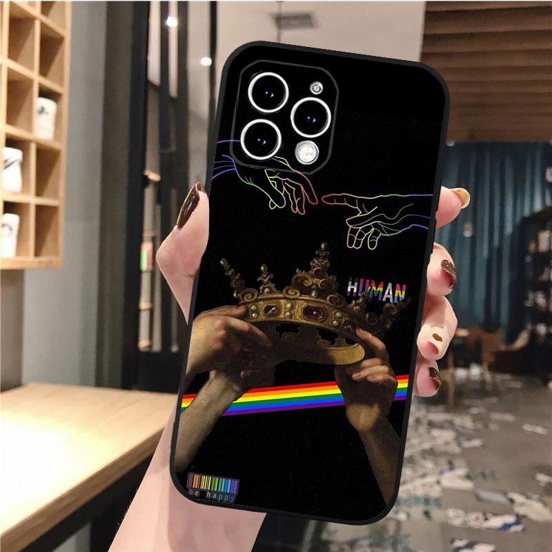 Phone Case For iPhone 17 Pro Max Air 16 15 14 13 Pro Max 15 16 Pro 15Plus Gay Lesbian LGBT Love Mobile Phone Case Funda