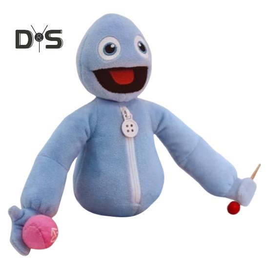 

Прятки Мягкая интерактивная кукла для детей Очаровательная развивающая когнитивные навыки игрушка Увлекательная игра Мягкие подарки синий