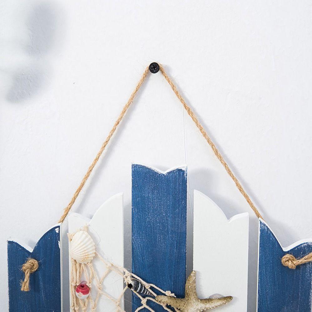 Dřevěná dekorace Vítejte Kostra ryby Námořní ozdoba Odolná Rybí nástěnná dekorace Dětský pokoj