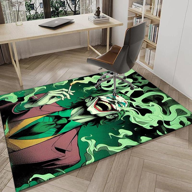 Cool clown Pattern Carpet, Chair Rug,Rug for Office Bedroom living rooms, Doormat decor Fan Gift Christmas Gift