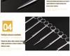Stainless Steel Surgical & Teaching Dissection Scissors - Straight/Round Cutting & Gauze Scissors