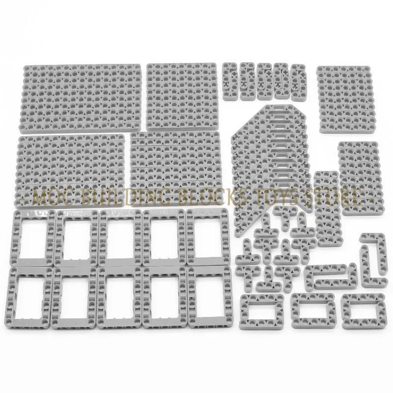 

120 шт., технические детали «сделай сам», 6 цветов, подъемник, толстые строительные кирпичи, блоки, набор аксессуаров, балка, механические объемные высокотехнологичные игрушки
