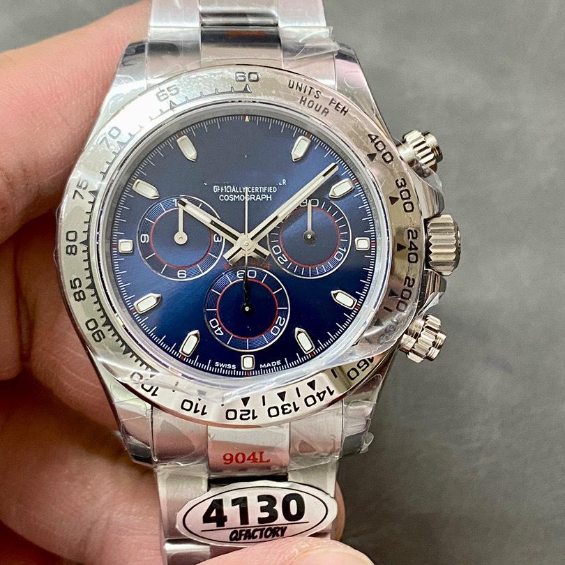 Rolex Daytona Зеленое Золото Вселенная Мужской Хронограф 4130 Механические Деловые Наручные Часы
