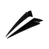 Pegatina Recorte Decorativa Cubierta Ceja Faros de Coche Parpado para BMW X1 28i 35i xDrive 2008-2012 E84 FRP negro mate