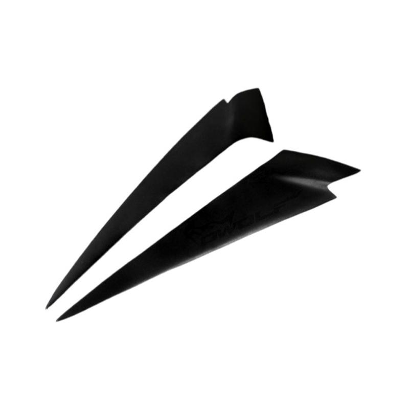 Pegatina Recorte Decorativa Cubierta Ceja Faros de Coche Parpado para BMW X1 28i 35i xDrive 2008-2012 E84 FRP negro mate