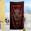 Liverpool Team Customize Text Beach Towel Super Soft Absorbent Suitable For Swimming Gym Camping Yoga Vacation