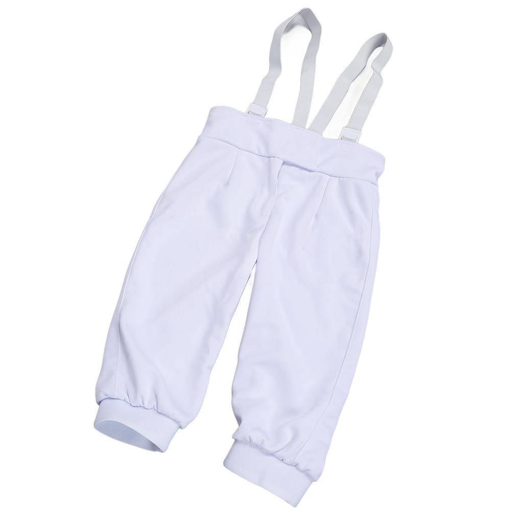 Pantalon d'escrime pour enfants Tissu résistant aux perforations Réglable Épais Uniforme d'escrime pour enfants Combinaison pour l'entraînement au Fleuret Épée Sabre 50