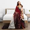 Jamie Campbell Bower Blanket Adults  Flannel Throw Blanket For Bedroom Warm Custom Quality Bedspread Gift