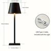 1pc Modern Art Table Lamp with Infinite Dimming and USB Charging - Perfect for Restaurants, Bedrooms, Living Rooms, Bars, and Of