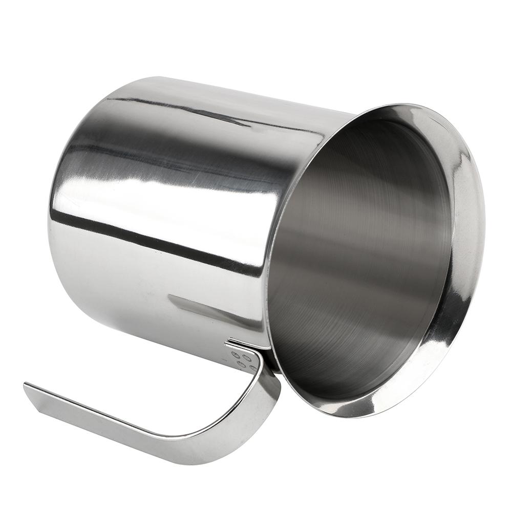 Milk Foam Mesh Coffee Foamer 400/800ML Double Mesh Milk Creamer Kitchen Tools Stainless Steel Manual Milk Frother