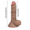Realistic Dildo Liquid Silicone Anal Penis Strong Suction Cup Adults Sex Toys for Woman Lesbian Vaginal Masturbators
