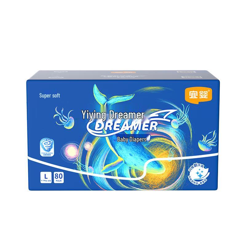 Yiying New Dreamer Ultra-Soft Breathable Baby Diapers