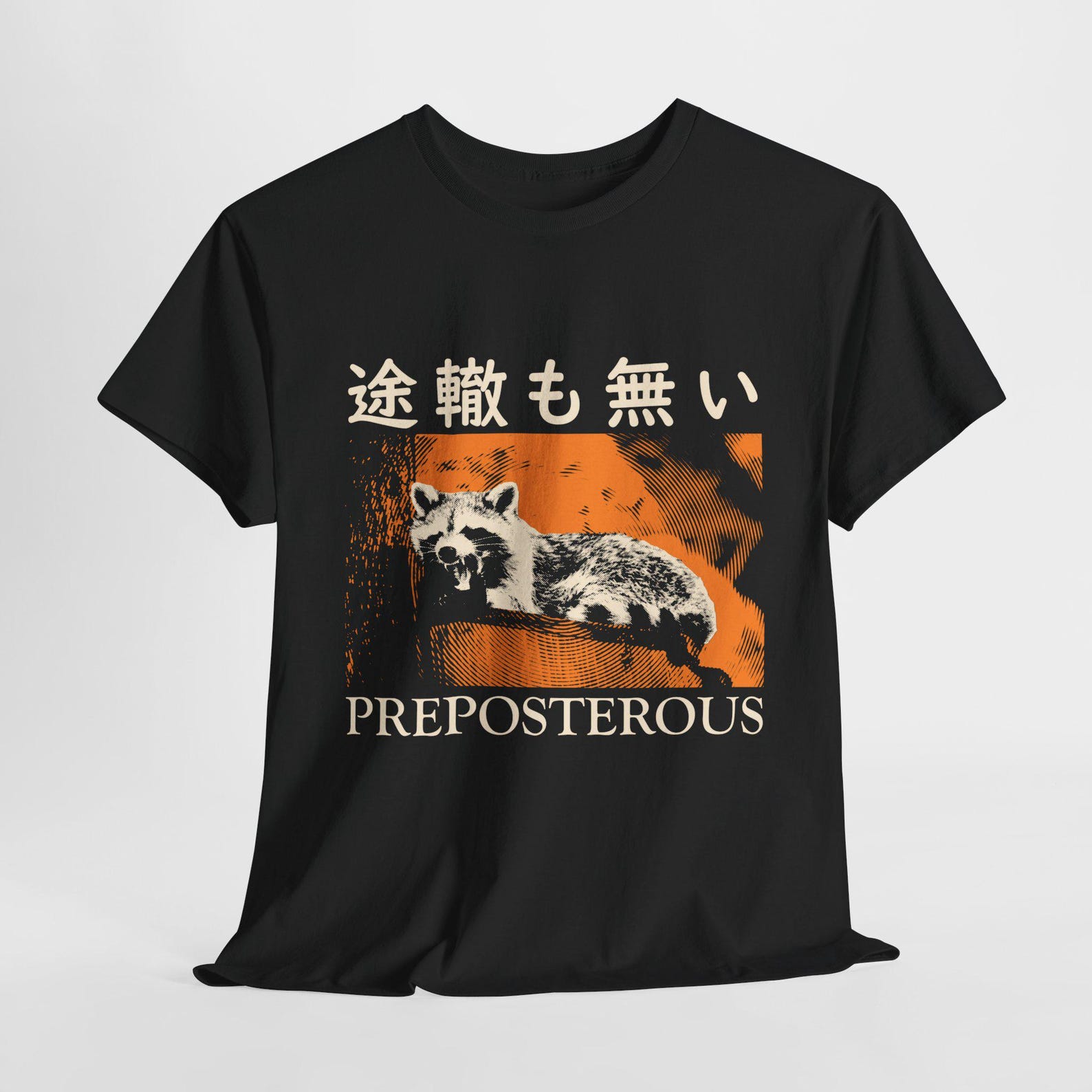 Preposterous Raccoon Vintage T-Shirt XL