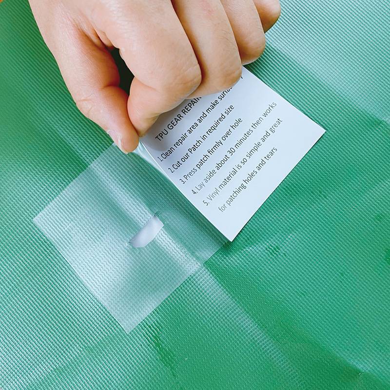 Camping Tent Waterproof Repair Patch With Tpu Material For Outdoor Gear And Pool Floats