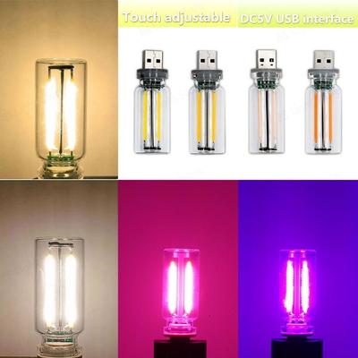 USB Touch Control 5V Night Lighting LED Atmosphere Filament Lamp Portable Plug Play Decorative For Environmentled Lights Tools