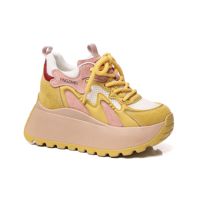 2025 summer thick-soled mesh breathable new popular casual Forrest Gump shoes sports casual shoes high value new Chinese style