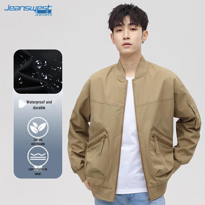 

JEANSWEST Men s Casual Water-Repellent Jacket 3XL