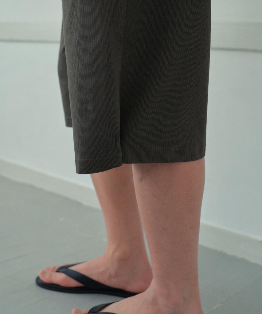 Wednesday Oasis Urban Stripe Bermuda Pants_Khaki(Wb6Pt15)