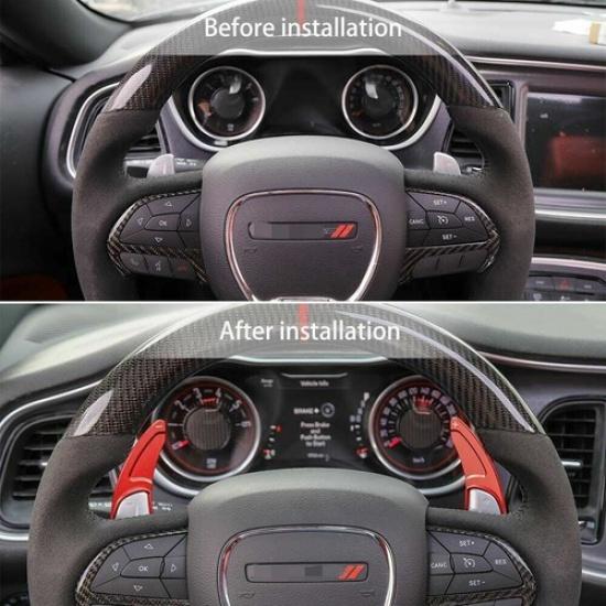 Steering Wheel Shift Paddle Extended Shifter Trim for Dodge Challenger Charger P