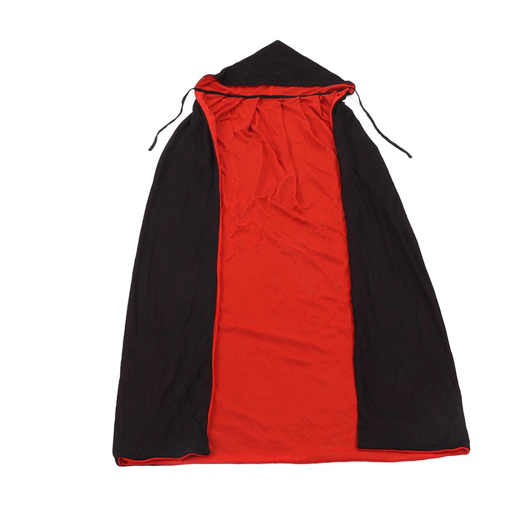 Hooded Cloak Two Colors Both Sides Wear Full Length Cloak Cape For Halloween Christmas