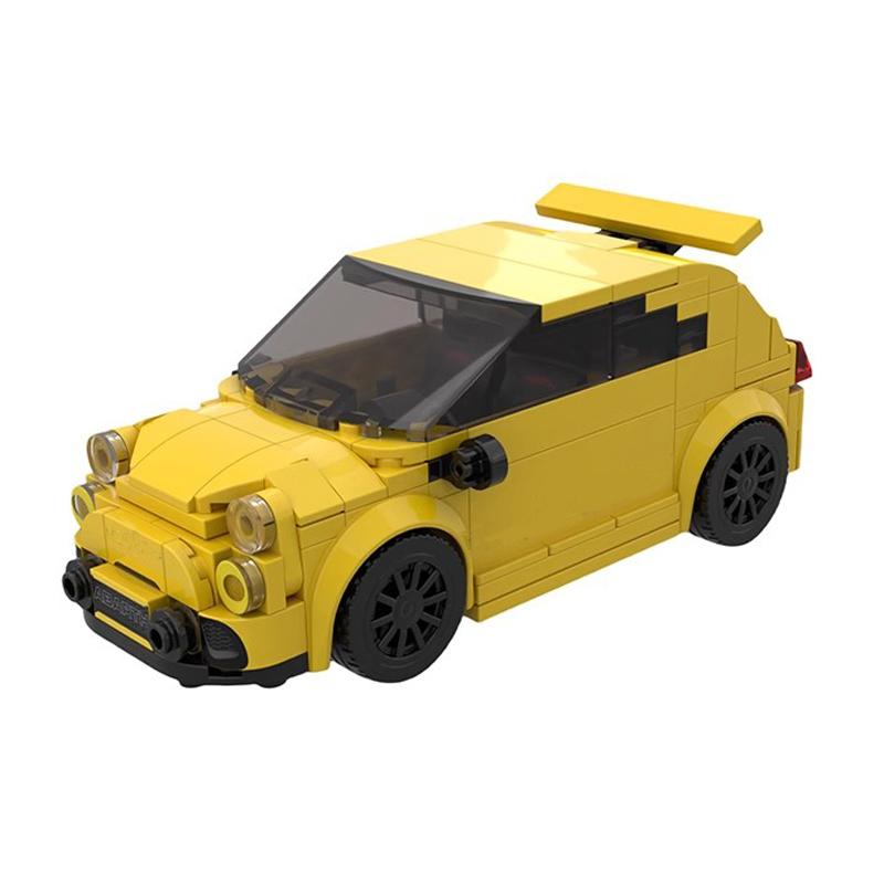 MOC Technical Car Ideas Abarths Fiated 595 and 695 Abarth Biposto Speed Vehicles Sets Building Blcoks Kid Toys Christmas Gift
