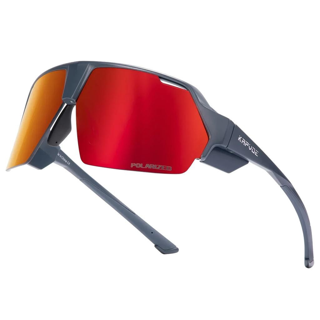Kapvoe Polarized Fishing Glasses Man Running Sun Glasses Bicycle Sports Cycling Sunglasses MTB Road Bike for Women UV400 Goggles