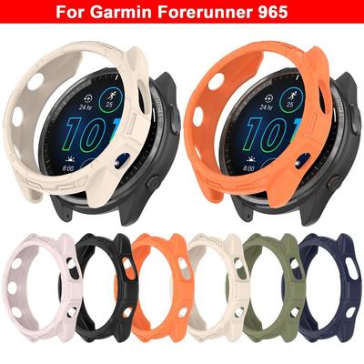 Watch Bezel Frame For Garmin Forerunner 965 Smart Bracelet Shell Screen Protectors Cover