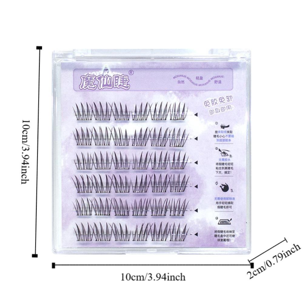 DIY Adhesive False Eyelashes Sweet False Eyelash Clusters  Grafting Lashes