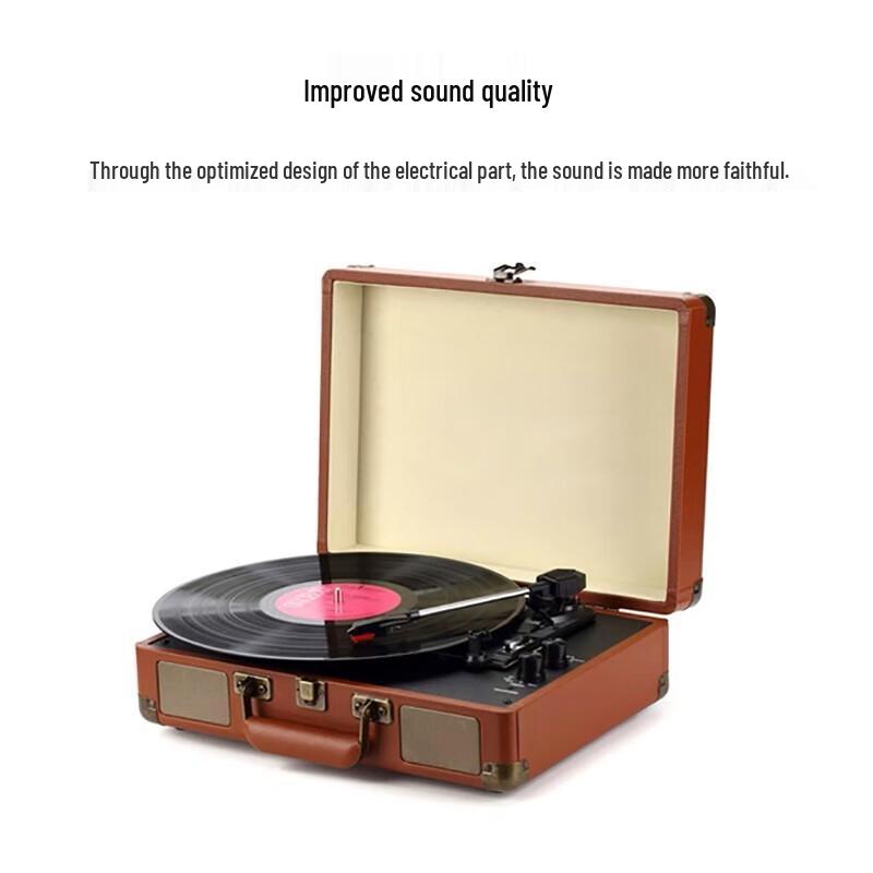 Bach Johann HY-T01 Retro Bluetooth Vinyl Record Player