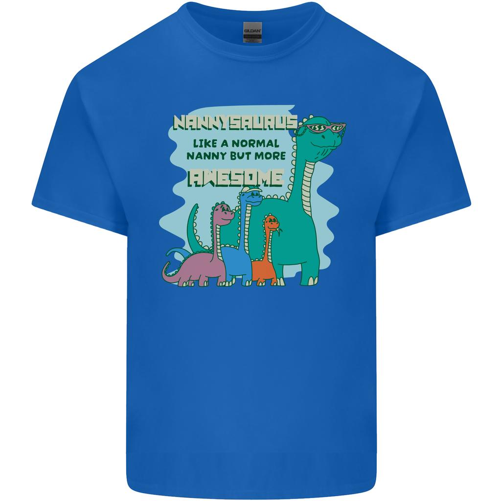 Nannysaurus Funny Dinosaur Grandkids Unisexs Light Cotton TShirt