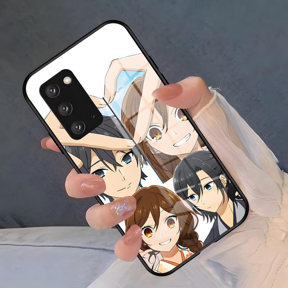 Anime Horimiya Phone Case For Samsung S26 S25 Plus S20 S20 Plus S22 Ultra S23 FE S21 Plus S21 Ultra Glass Cover