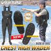 Gran Walker Fishing Waders Chest High Waders Radial Sole Fishing Shoes Waterproof Disaster Prevention Goods BK S M L XL 2XL Gran Walker size radial