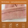 1 Pair Women Gloves Warm Velvet Thermal Mitten Portable Cold Weather Warmer Mitts Windproof Decoration Screen Soft