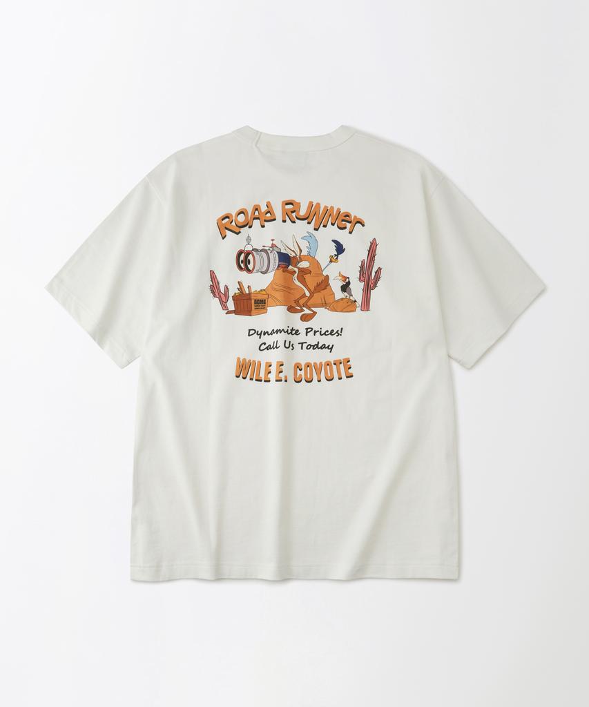 OUTSTANDING [Looney Tunes] Half Sleeve Tee(Call Us Today)_Off White