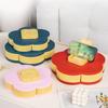 Single/Double Layer Rotating Snack Box with Lid 10 Compartment Divided Serving Tray Party Appetizers Smooth Swivel Lazy Susan Organizer