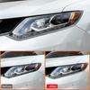 Carbon Fiber Car Front Headlight Eyebrow Trim Strips Decoration Stickers For Nissan X-TRAIL 2014-2018 Exterior Accessories