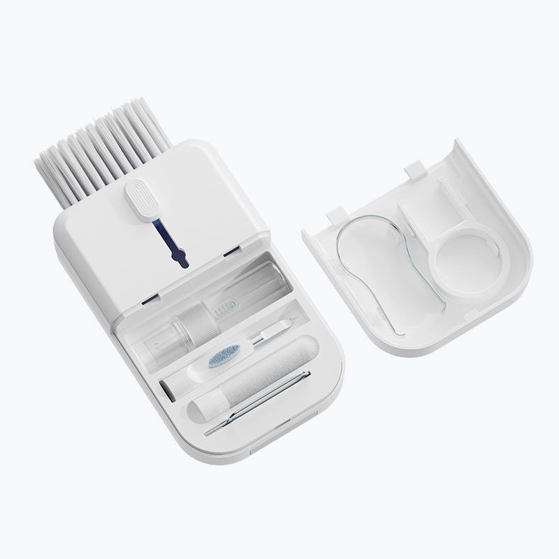 Multifunctional Cleaning Brush Set: Keyboard, Camera, and Earphone Cleaner.