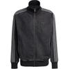 Originals Adicolor Denim Firebird Track Top Loose Fit Full Zip Stand Collar Trefoil Logo True Black Denim KD1516