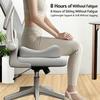 Ergonomic Memory Foam Cushion Non-Slip Office Chair Pad for Long Sitting Breathable Support for Car Home Student Desk Wheelchair