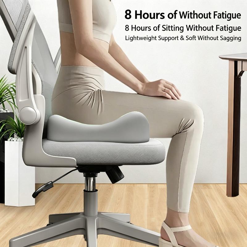 Ergonomic Memory Foam Cushion Non-Slip Office Chair Pad for Long Sitting Breathable Support for Car Home Student Desk Wheelchair